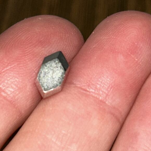 Vintage Tie Tac Tie Pin Tie Tack Silver Tone L#90 Marked Sterling Silver - Picture 4 of 5